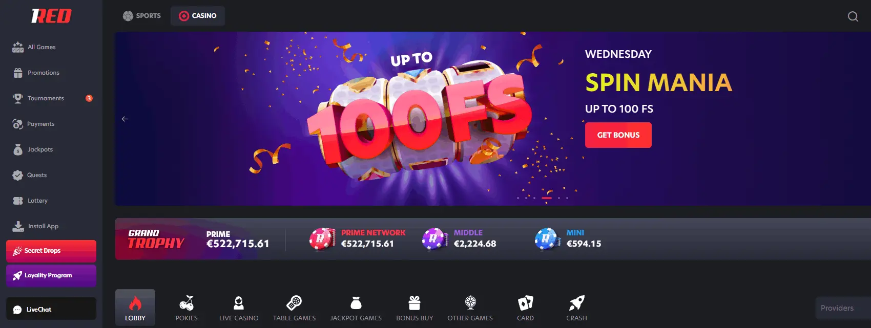 Todo sobre 1Red Casino Argentina image 1