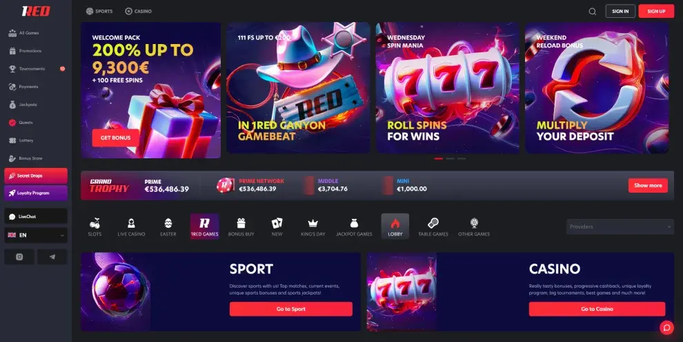 Todo sobre 1Red Casino Argentina image 3